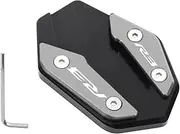 YZF R3 R25 MT03 MT25 2019-2022 MT 03 MT25 R 3 25 Motorcycle Accessories Side Stand Enlarge Plate Kickstand Extension Support Plate(R3 Titanium15)