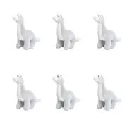 6PK Living Nature Little Buddies Dinosaur Animal Plush Toy 9cm Assorted 0y+