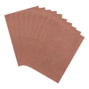 10 Sheets Glitter Foam Sheets Craft Adhesive Sheet EVA Foam Sheet Dark Rose Gold