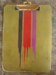 Cynthia Rowley Clipboard (2014) Sealed Office Art Folk Design Paint