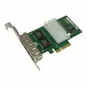 NEW FUJITSU D3045-A11 (INTEL I350-T4v2) QUAD PORT 1Gb/s RJ45 NIC w/BOTH BRACKETS