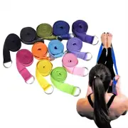 180CM Sport Yoga Stretch Strap D-Ring Belt Gym Waist Leg Fitness Adjustable Belt