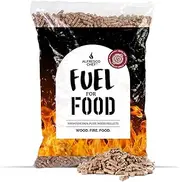 [ALFRESCO CHEF] Pizza Oven Pellets | Unleash the Flavor in Your Outdoor Wood Pellets Pizza Oven | Elevate Your Grilling and Smoking to Flavorful Heights with Hardwood Pellets (Walnut, 9.1 kg)
