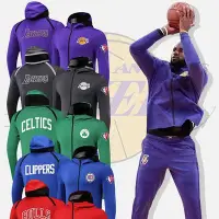 在飛比找Yahoo!奇摩拍賣優惠-熱賣精選 75週年 NBA 出場服 新款外套 湖人隊勇士隊籃
