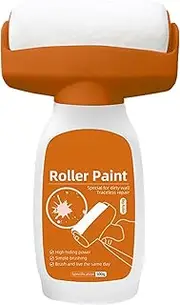 Turbo Roller White Paint,Turbo Roller Turbo Paint Roller,Turbo Roller White Paint for Touch Up,Turbo Roller White Paint for Interior Wall Repair,Grey