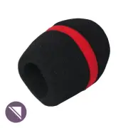BravoPro WS83 Foam Windsock suits Wireless Microphones - Black