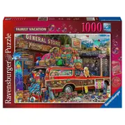 1000pc Ravensburger Family Vacation Holiday Themed Family Jigsaw Puzzle Set