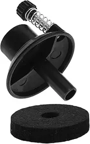 FUTUREORYY 1 Set Cymbal Stand Holder with Felt Sleeves and Plastic Mount Bracket for Jazz Drum Kit Lightweight Versatile Drum Accessories for Stability and Easy Setup