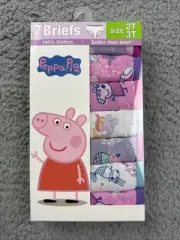 Toddler Girls' Peppa Pig 7pk Briefs - 2T-3T