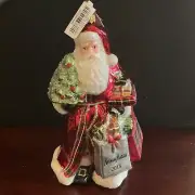 Rare Neiman Marcus Christmas Ornament - John Huras NWT Santa, St. Nick 2018