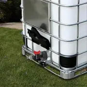 Heker 1000 Liter Ibc Water Tank With S60x6 Adapter Valve And 3/4 (only Faucet)