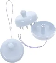 VICASKY 2Pcs Detachable Silicone Scalp Massaging Brush with Hanging Strap for Gentle Hair Care Exfoliation and Scalp Stimulation Easy to Clean Hair Wash Tool