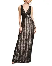 Halston Esra Sequined Gown 14