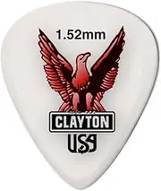 Clayton Acetal Standard Guitar Picks 12-Pack 1.52 Millimeters