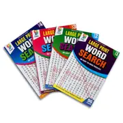 Office Central 4PCE Word Search Books Large Print Hundreds Of Fun Puzzles