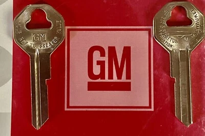 Vintage GM General Motors Key Blanks Uncut Groove 15 Briggs & Stratton