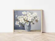 [Namly Design] Poster - White Floral Vase