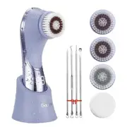 Facial Cleansing Brush Face Scrubber Exfoliator Rechargeable IPX7 Waterproof