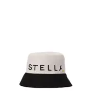 Stella McCartney Printed Polka Dots Bucket Hat 56,57,58 Natural colors and black