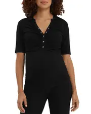 Nom Maternity Calista Ribbed Nursing Top