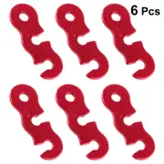 6pcs Durable Aluminum Cord Buckles Rope Adjusters Quick Knot Tent Wind Rope