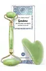 Jade Roller & Gua Sha Set Beauty Tools, Face Roller Massager for Face