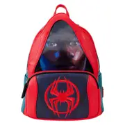 Loungefly Spider-Man Across The Spider-Verse Miles Hoody Cosplay Mini Backpack