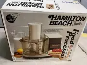 Hamilton Beach 2 Speed Food Processor Almond Model 702AL" New In Box"