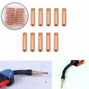 Reliable MB15 MIG Welding Contact Tips 10pcs with Flux Cored Wire 0 8mm