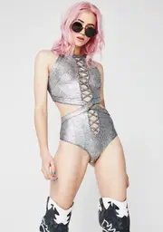 Galactic Empress Metallic Bodysuit