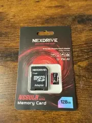 NEXDRIVE 128GB Micro SD MicroSDXC A2 V30 HD 4K Memory Card