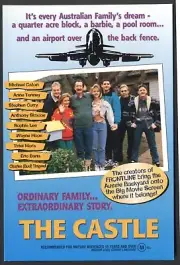 Modern FILM POSTER Postcard: THE CASTLE (Eric Bana, Sophie Lee, Stephen Curry)