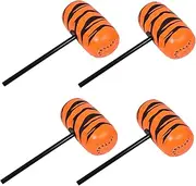 FUNNETOYU 4pcs Inflatable Hammer Cartoon Kids Toys for Birthday Parties Inflatable Bopper Funny Mallet Inflates Hammers for Children