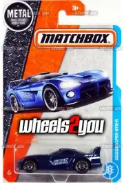 2017 Matchbox - DODGE VIPER GTS-R #27 blue - MBX Adventure City - 1:64 SRT DVK46