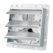 10 inch wall mounted louver exhaust fan, high-speed 1630 rpm ，attic 10inch