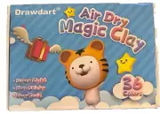 Drawdart Air Dry Clay- 36 Colors Modeling Clay Kit with 3 Sculpting Tools, Sa...