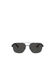 geometric frame sunglasses 62 Black