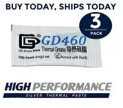 3PC LOT 0.5G High Performance Silver Thermal Paste Compound Grease CPU GPU Gray