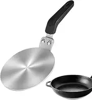 Induction Hob Converter Plate,Heat Diffuser | Induction Hob Heat Cooking Stainless Steel Coffee Cookware Simmer Plate With Handle For Electric Glass Cooktop