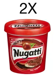 Nugatti Norwegian Chocolate Spread Nougat Hazelnut Stabburet 2X500g