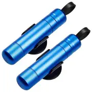2 Pack Car Safehammer One Second Window Breaker, Seatbelt Cutter and Glass Breaker Emergency Escape Tool, Blue
