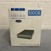Lacie Mobile Hard Drive by F-A-Porchse 100gb Firewire & USB 2.0
