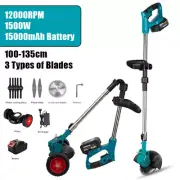 Cordless Electric Grass Trimmer Lawn Mower Yard Edger Weed Cutter Garden Tool