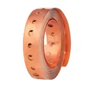 3/4 In. x 10 Ft. 24-Gauge Copper Pipe Hanger Strap – Durable & Flexible