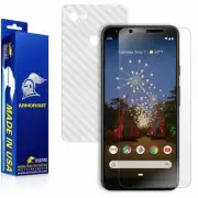 ArmorSuit MilitaryShield Google Pixel 3a Screen Protector + White Carbon Fiber