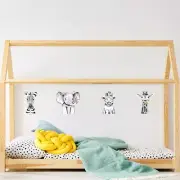 Removable Wall Stickers Wall Decals For Baby Nursery Decor - Safari Animals