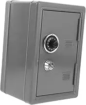 Mini Safe Box Piggy Bank Storage Secure Metal Lock Box Money Jewelry Valuables Safe for Home Office