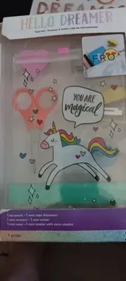 American Crafts Hello Dreamer Unicorn You Are Magical 7-Pc Tool Kit