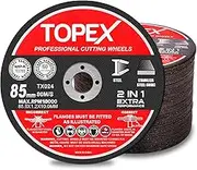 50-Piece 85mm Professional Cutting Wheels Discs Premium Grinding Wheel 2 in 1 Steel INOX Ultra Thin