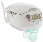 Zojirushi NS-ZCC10 5-1/2-Cup Neuro Fuzzy Rice Cooker and Warmer (120V)- White